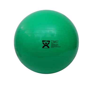 CanDo Inflatable Anti-Burst (ABS) Exercise Ball, Green 65cm.