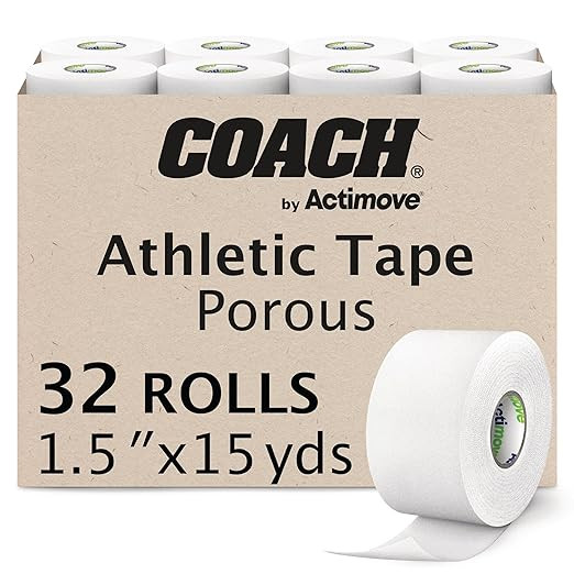 Actimove Coach Athletic Tape, 1.5 inch x 45 feet - 32/BX.