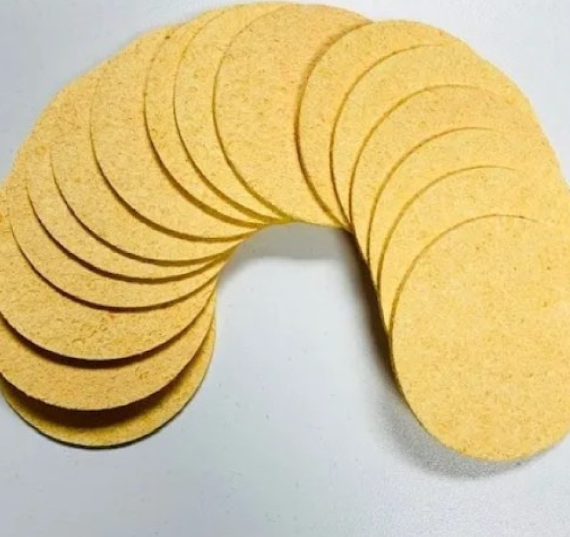 Compressed Sponges for Suction Cups, Medium 2.4 inch - 16/PK.
