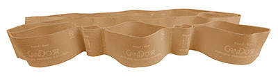 CanDo Multi-Grip Exerciser, 6 Foot Exerciser, XX-Light - Tan.