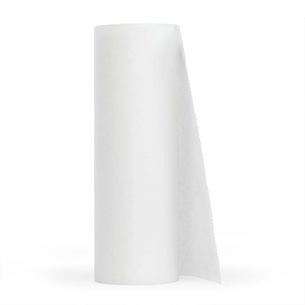 TIDI CHOICE: Chiropractic Headrest Barrier/Cover, White - Crepe Rolls 8.5 inch x 125 feet - 25/BX.