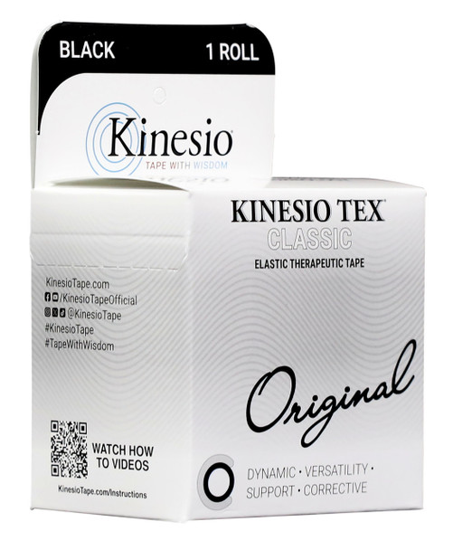 Kinesio Tex Classic Tape, 2 inches x 4 meters - Black.