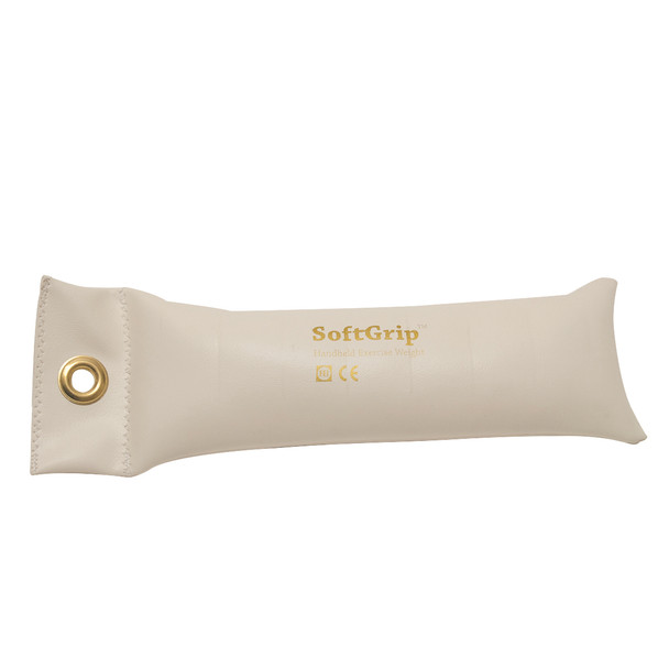 CanDo SoftGrip Hand Weight - 4 lb - Silver.