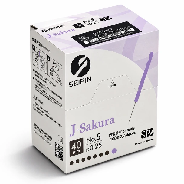 Seirin J-Type Acupuncture Needle .10 x 15mm 100/Box