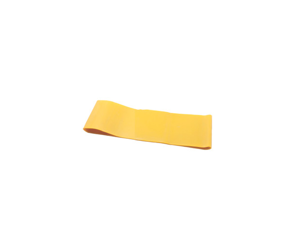 CanDo Exercise Band Loop, 10 inches, X-Light - Yellow - 10/PK