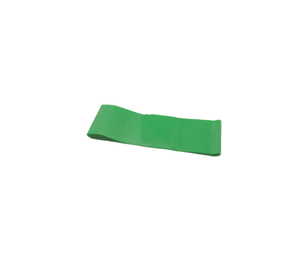CanDo Exercise Band Loop, 10 inches, Medium - Green - 10/PK.