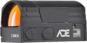 ADE RD3-028 ARES PRO Motion Awake Red Dot Sight with with Weather Shield for Optics Ready Pistol Slide/Cut that is compatible with Doctor Footprint