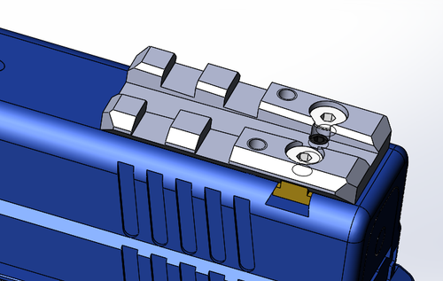 PICATINNY RAIL Mounting Plate for Glock 17 19 22 23 26 27 34,Taurus GX4,G3C,Canik TP9SA,with built-in screw hole for Shield RMS/Holosun 407k/507k Footprint - ALSO COMPATIBLE with Any PICATINNY RAIL EQUIPPED red dots such as Trijicon RMR,Vortex Venom