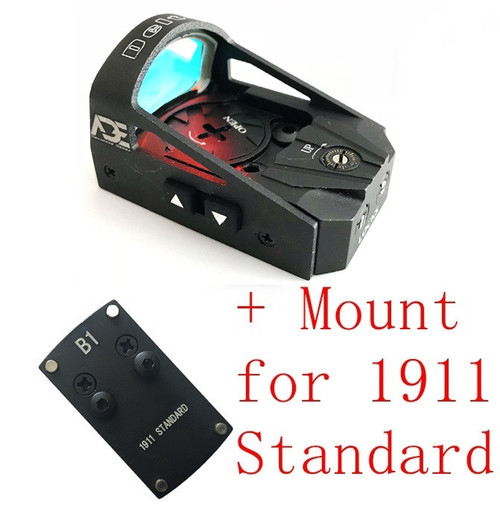 Ade RD3-012 Waterproof RED Dot Reflex Sight for 1911 Pistol with COLT GI  Rear Sight
