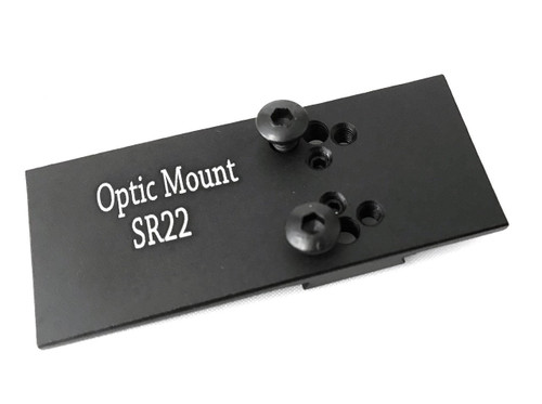 RUGER SR22 Pistol Handgun Mount Plate for Vortex Venom, Burris Fastfire, Meopta,docter, Insight,Sig Sauer Romeo Zero,ADE Spike/NUWAApollo, Leupold Delta Point Pro, JP JPoint, Holosun 407k/507k,Swampfox Sentinel,Vortex DEFENDER-CCW Red Dot 