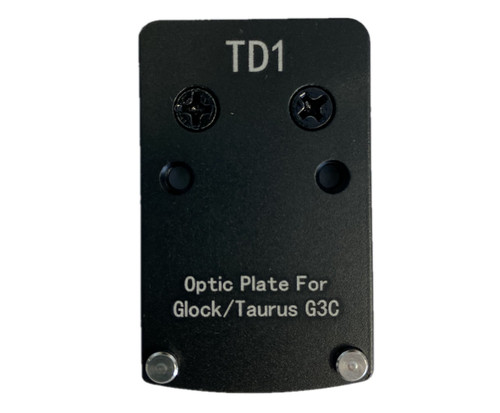 Optic Mounting Plate for Glock(Non-MOS/Aftermarket Slide),Taurus GX4,G3C,Canik TP9SA-Compatible with ADE Spike, Shield RMSc/RMS, Sig Romeo Zero, Crimson Trace CTS-1550 red dot Sight