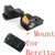 Ade Optics RD3-009 Shake Awake WATERPROOF Compact MINI Red Dot Reflex Sight Pistol + Optic Plate for Beretta M9 22LR/92FS/92AF/M9/SAR B6C