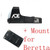 Ade Advanced Optics RD3-006B Compact GREEN Dot Reflex Sight Pistol + Optic Plate for Beretta M9 22LR/92FS/92AF/M9/SAR B6C