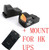 Ade Advanced Optics Shake Awake RD3-009 Compact MINI Micro Red Dot Reflex Sight Pistol + Optic mounting plate for HK USP Tactical 9mm 45ACP 40 SW