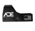 Ade Advanced Optics Shake Awake Compact RD3-009 Red Dot Reflex Sight + Optic mounting plate for  Ruger SR22 Pistol + Picatinny mounting plate
