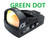 Ade Advanced Optics rd3-012G GREEN Dot Micro Mini Reflex Sight for Handgun and Glock MOS