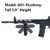 Tactical Quick Release 5-Position Foregrip with Egonomic Rubber Finger Grip pad for Picatinny/Weaver Pail -  5.9" Tall SG-F150R