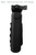 Tactical Quick Release 5-Position Foregrip with Egonomic Rubber Finger Grip pad for Picatinny/Weaver Pail -  4.5" Medium Height SG-F110R