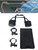 Ade Advanced Optics Grey Diamond Titanium 3-12x40 Rifle Scope with 30mm Tube and mounting Rings