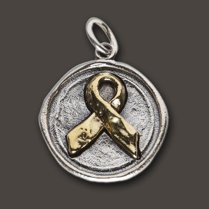 Waxing Poetic 'Awareness' Ribbon Charm