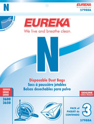 Eureka Style N Disposable Dust Bags