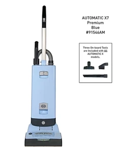 SEBO Automatic X7 Premium Pastel Blue Upright Vacuum Cleaner 91546AM