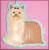 Yorkshire Terrier Fluff Dog Series Luggage Tags 