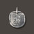 Waxing Poetic Silver Charm 'H' Baby Insignia
