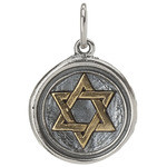 Waxing Poetic 'Star of David' Charm