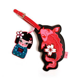 Fluff 'Kimono Cuties' Koi Fish Luggage Tag