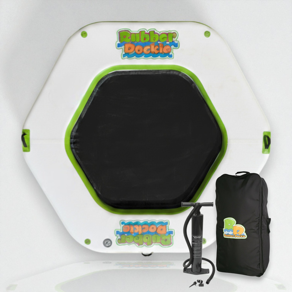 Rubber Dockie Big Hex 10 Inflatable Floating Hammock