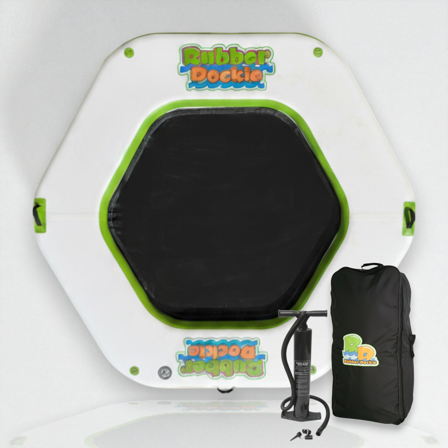 Rubber Dockie Big Hex 10 Inflatable Floating Hammock