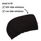 Diono Breeze 'n Shade Pack of 2 Universal Car Rear Side Window Baby Kid Pet Breathable Sun Shade Mesh Backseat, Fits Most Cars/SUVs [Black]