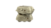 Printed Split 6-Egg No Grade/No Size Standard Cell Paper-Pulp Carton with UPC