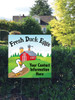 24 x 24 Yard Sign - Barn with Duck