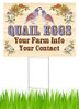 Announce your farm fresh eggs for sale with these eye-catching yard signs!
