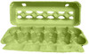 Lime Green Tinted Carton open view