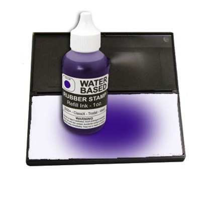 Combo Dry Stamp Pad & Ink Small Pad 2.75" x 4.25", 1oz