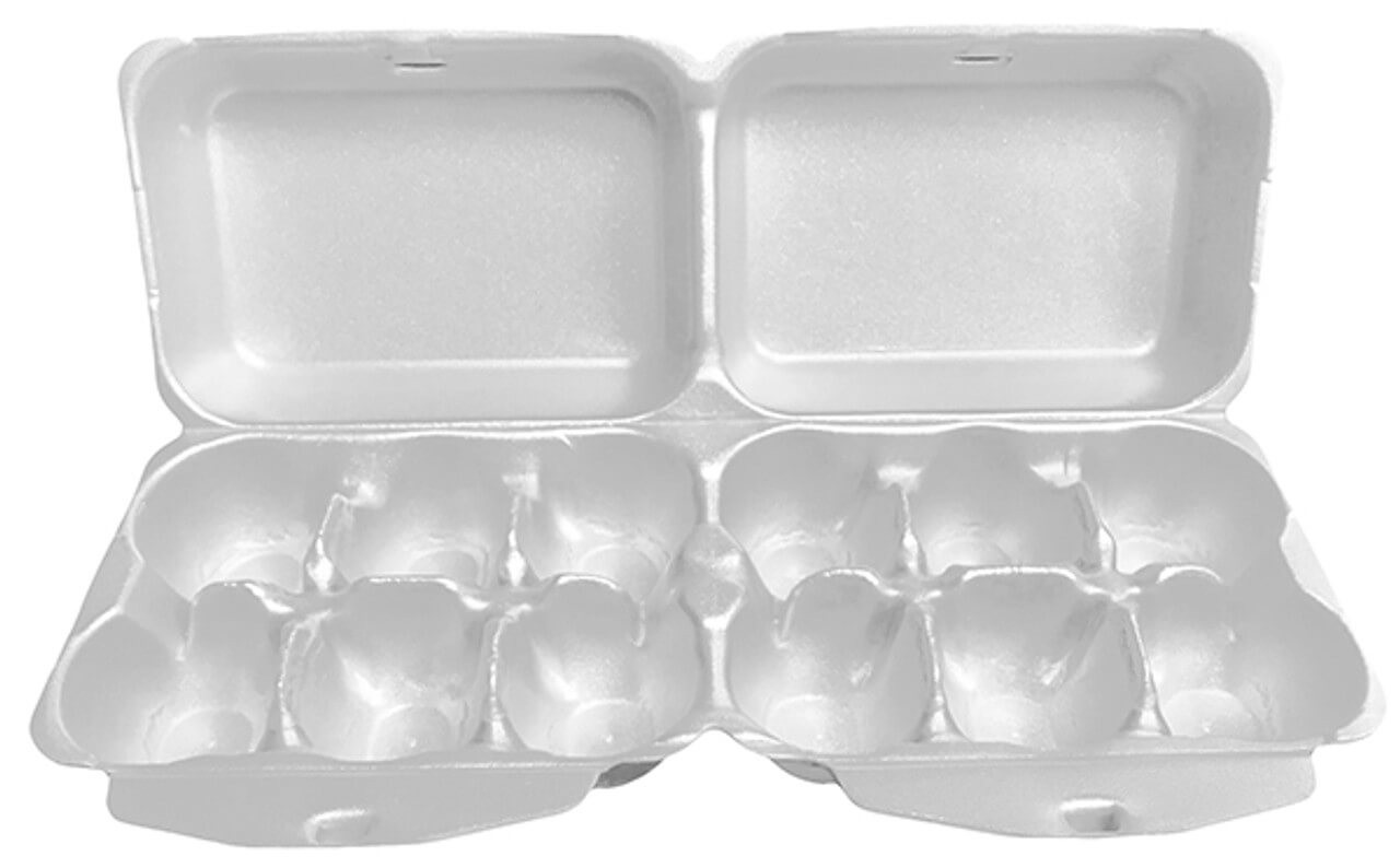 Blank Split 6Egg Cartons Compostable Paper/Cardboard Cartons