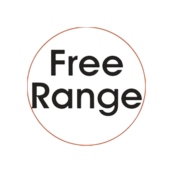Egg Stamp - Free Range Text