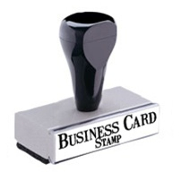 Custom Business card Stamp knob handle