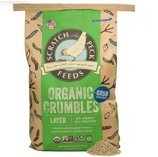 Scratch and Peck Feeds® Organic Layer Crumbles 16%