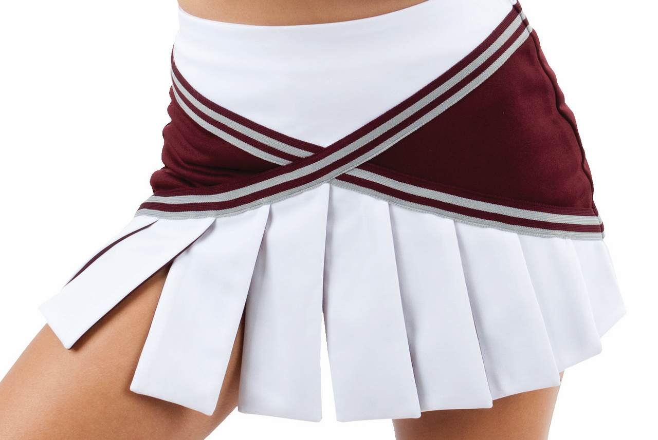 Pleated Skirt Cheerleader Skirt Zipper Custom Uniform Skirt CF2379