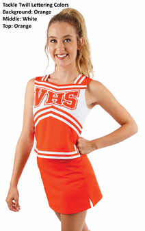 Classic Vest CF1112 with lettering, or Vest/Skirt set $53