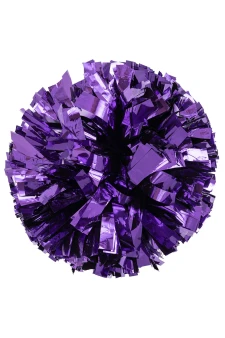 Closeout 8" Solid Metallic Pom