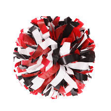 Closeout 10" Three-Color Plastic Mix Pom