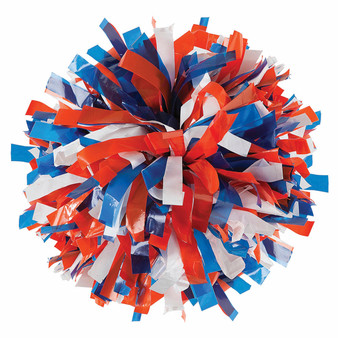 Closeout 8" Three-Color Wet Look Mix Pom