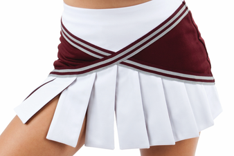 Poly Color #1 shown in White, Poly Color #2 shown in Maroon and Poly Color #3 shown in Grey.