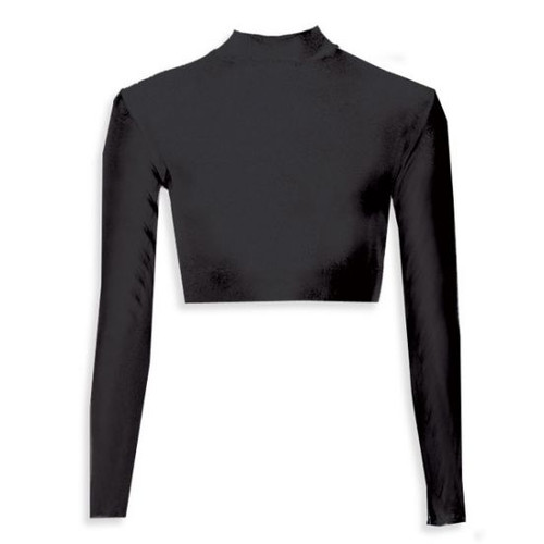 ●FLARE UP● Cutout Turtleneck Long Sleeve FL112Black FL-112 Closeout Turtleneck Midriff Bodysuit 00411-2