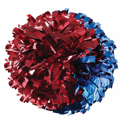 Custom Half and Half Metallic Pom